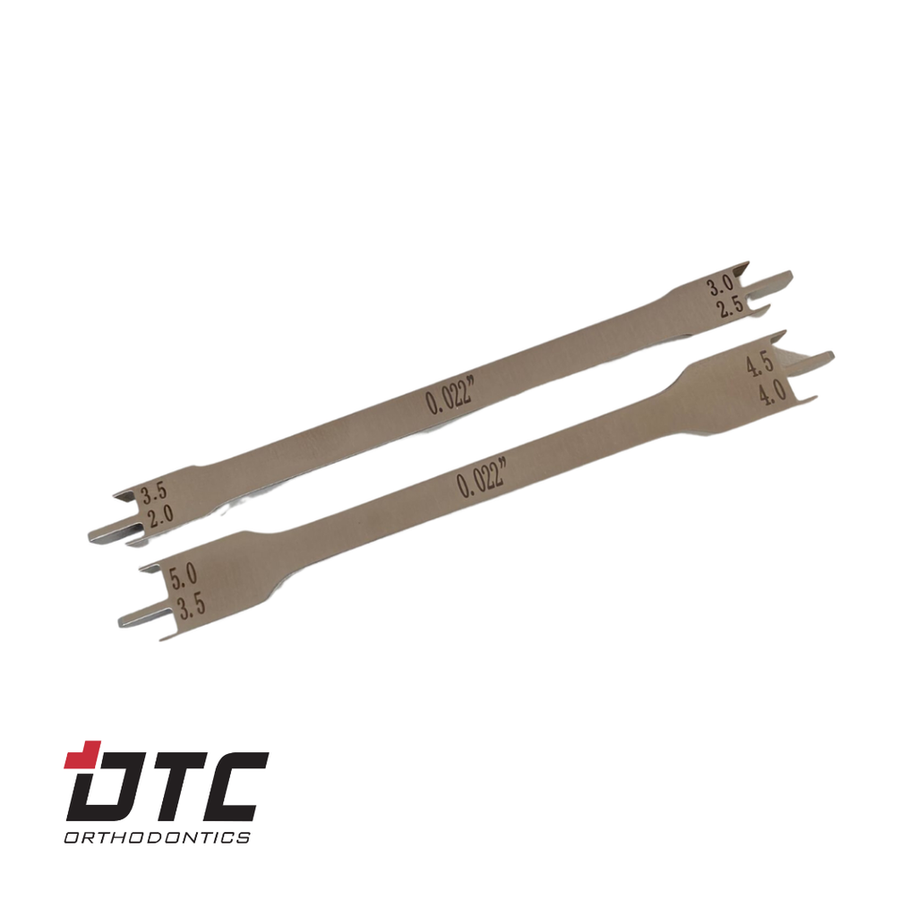 Joja pozitionare bracketi DTC dreapta - set 2.0mm-5.0mm