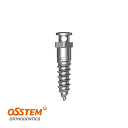 Mini implant OrthAnchor - buton cu orificiu gat neted 4mm